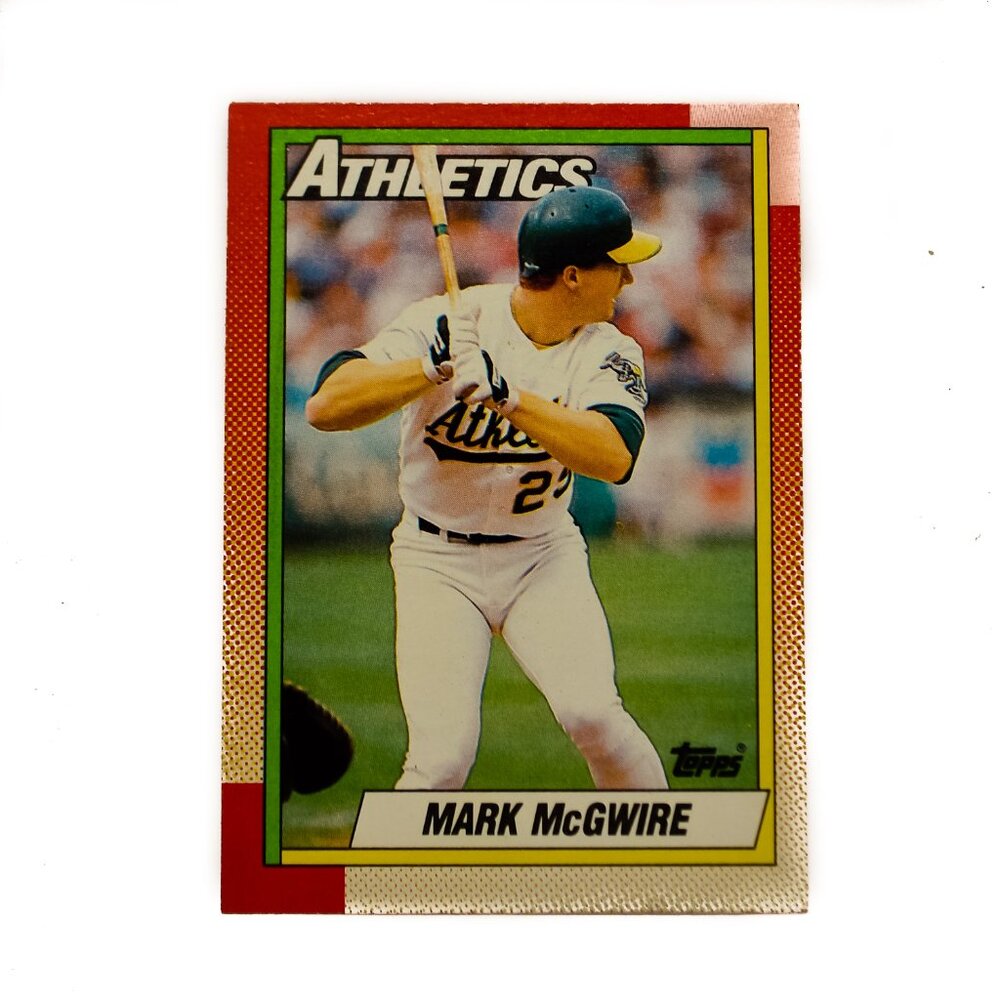 1990 Topps Mark McGwire #690 - Oakland Athletics - First Baseman